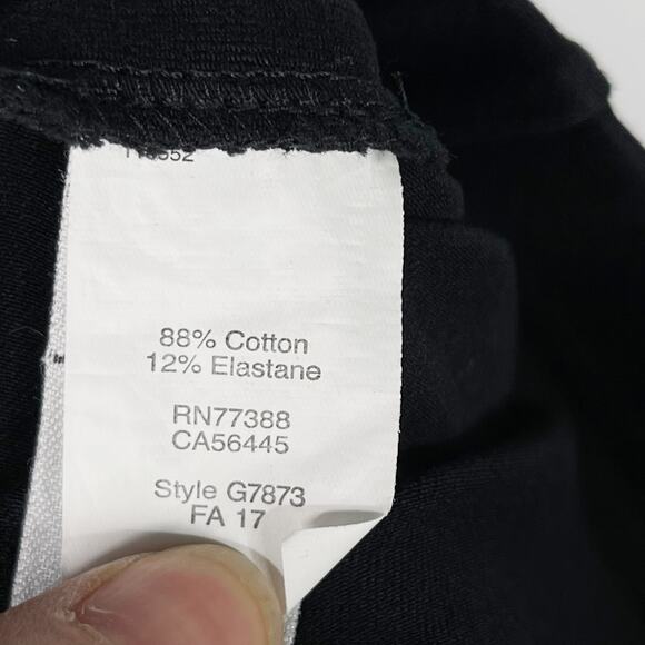 Madewell XSmall XS Black Miles MWL Knit High Rise 27" Leggings Cotton Stretch - Picture 8 of 10